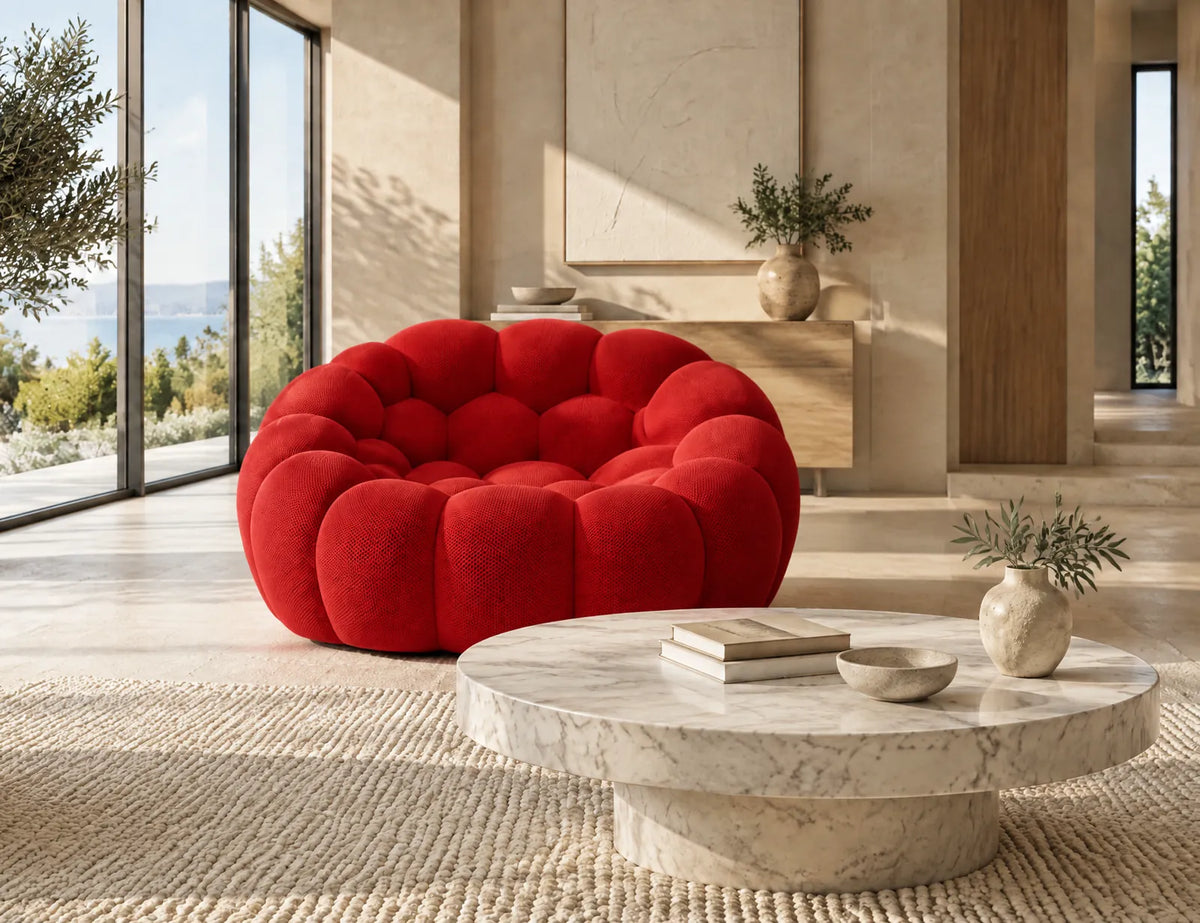 Bubble 1 place, coloris Vermillon